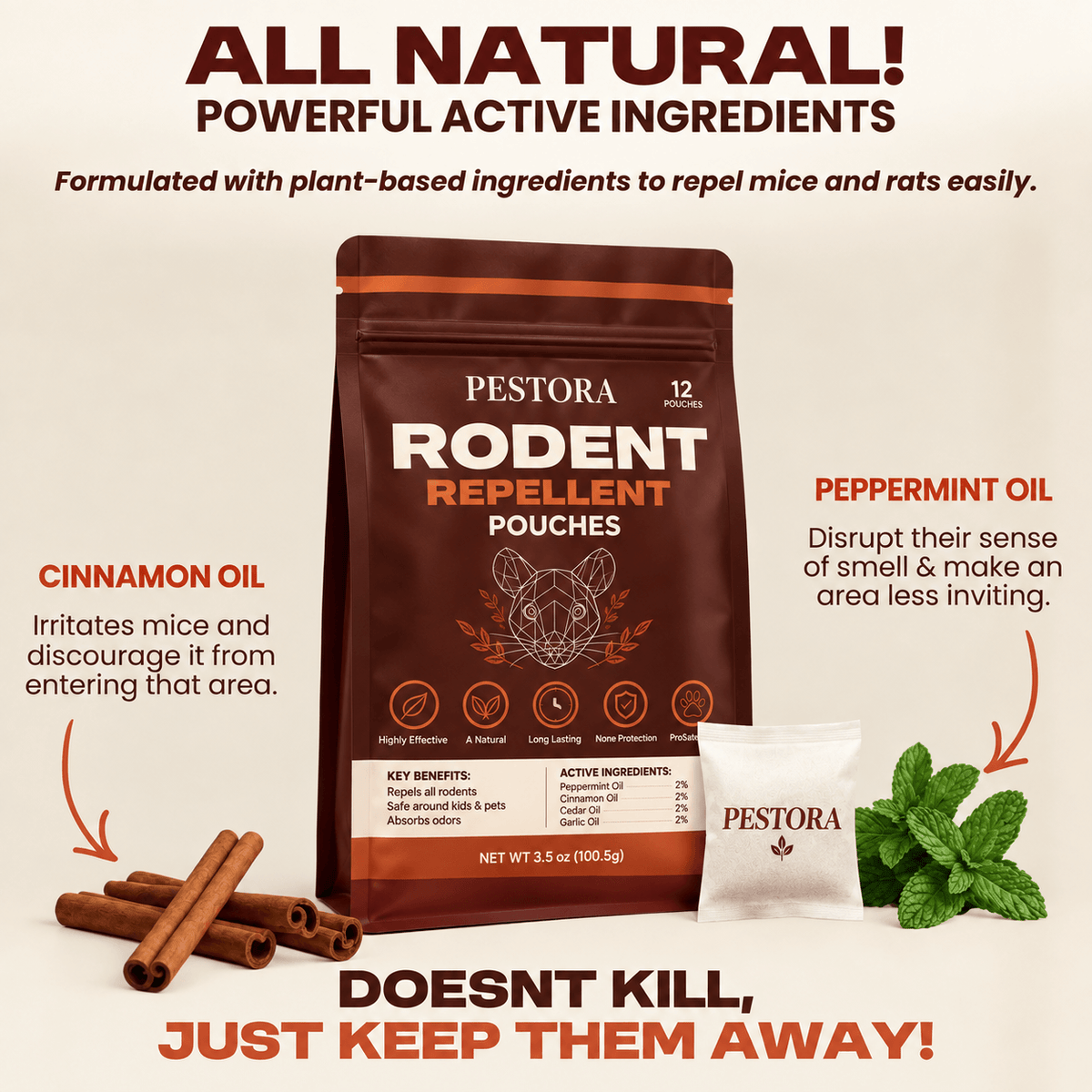 Mice Repellent Pouches