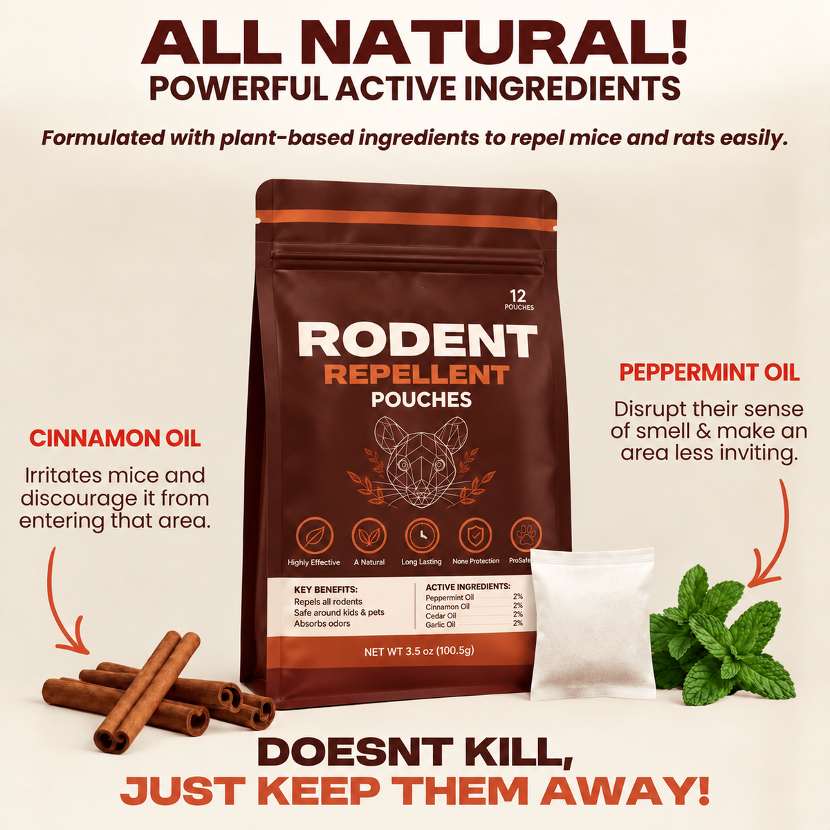 Mice Repellant Pouch